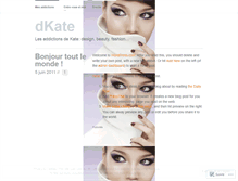 Tablet Screenshot of dkatedotcom.wordpress.com