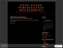 Tablet Screenshot of longrangesurveillance.wordpress.com