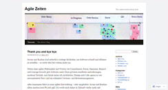 Desktop Screenshot of agilezeiten.wordpress.com