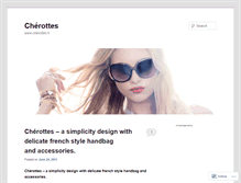 Tablet Screenshot of cherottes.wordpress.com