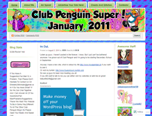Tablet Screenshot of clubpenguinnewsandviews.wordpress.com