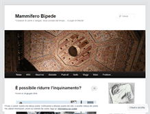 Tablet Screenshot of mammiferobipede.wordpress.com