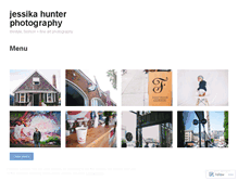 Tablet Screenshot of jessikahunterphotography.wordpress.com