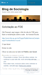 Mobile Screenshot of blogdesociologia.wordpress.com