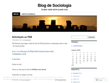 Tablet Screenshot of blogdesociologia.wordpress.com