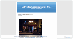 Desktop Screenshot of latitudephotographers.wordpress.com