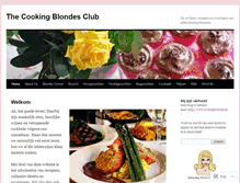 Tablet Screenshot of cookingblondes.wordpress.com