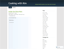 Tablet Screenshot of cookingwithkim.wordpress.com