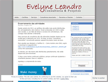 Tablet Screenshot of evelyneleandro.wordpress.com