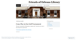 Desktop Screenshot of friendsoforleanslibrary.wordpress.com