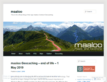 Tablet Screenshot of maaloo7.wordpress.com