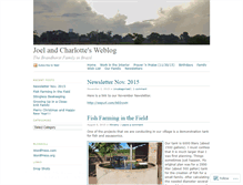 Tablet Screenshot of joelandcharlotte.wordpress.com