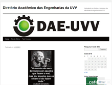Tablet Screenshot of daeuvv.wordpress.com