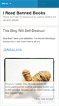 Mobile Screenshot of ireadbannedbooks.wordpress.com