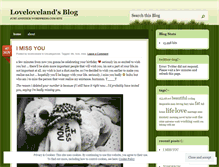 Tablet Screenshot of loveloveland.wordpress.com