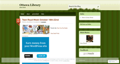 Desktop Screenshot of ottawalibrary.wordpress.com