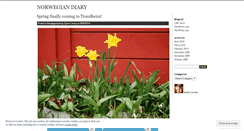 Desktop Screenshot of norwegiandiary.wordpress.com