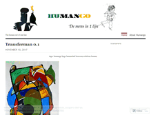 Tablet Screenshot of humango.wordpress.com