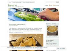 Tablet Screenshot of food4two.wordpress.com