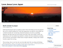 Tablet Screenshot of lovejesuslovejapan.wordpress.com