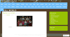 Desktop Screenshot of ourdolls.wordpress.com