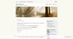 Desktop Screenshot of dietquote.wordpress.com
