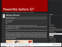 Tablet Screenshot of powerlite.wordpress.com