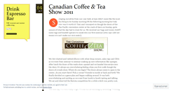 Desktop Screenshot of drinkespressobar.wordpress.com