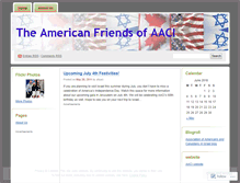 Tablet Screenshot of friendsofaaci.wordpress.com