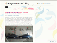Tablet Screenshot of kittycatsarecute.wordpress.com