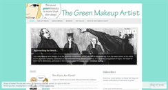 Desktop Screenshot of greenmakeupartist.wordpress.com