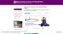 Desktop Screenshot of growandsing.wordpress.com