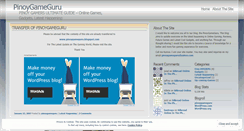 Desktop Screenshot of pinoygameguru.wordpress.com