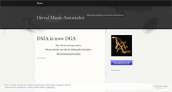 Desktop Screenshot of dirvalmusicassociates.wordpress.com