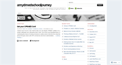 Desktop Screenshot of amydmedschooljourney.wordpress.com