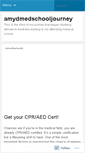 Mobile Screenshot of amydmedschooljourney.wordpress.com
