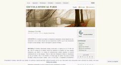 Desktop Screenshot of escuelasindicalparis.wordpress.com