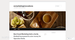 Desktop Screenshot of ecmarketinginnovations.wordpress.com