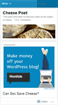 Mobile Screenshot of cheesepoet.wordpress.com