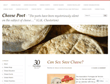 Tablet Screenshot of cheesepoet.wordpress.com