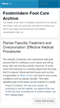 Mobile Screenshot of footminders.wordpress.com