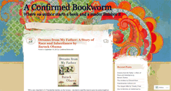 Desktop Screenshot of aconfirmedbookworm.wordpress.com