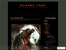 Tablet Screenshot of mihombrelobo.wordpress.com