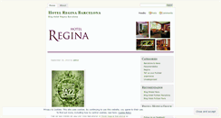 Desktop Screenshot of hotelreginabarcelona.wordpress.com