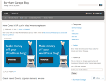 Tablet Screenshot of burnhamgarage.wordpress.com