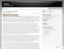 Tablet Screenshot of infosine.wordpress.com