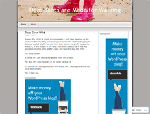 Tablet Screenshot of dembootsaremadeforwalking.wordpress.com