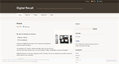 Desktop Screenshot of digitalrecall.wordpress.com