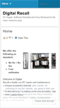 Mobile Screenshot of digitalrecall.wordpress.com