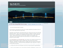 Tablet Screenshot of nonprofitcfo.wordpress.com